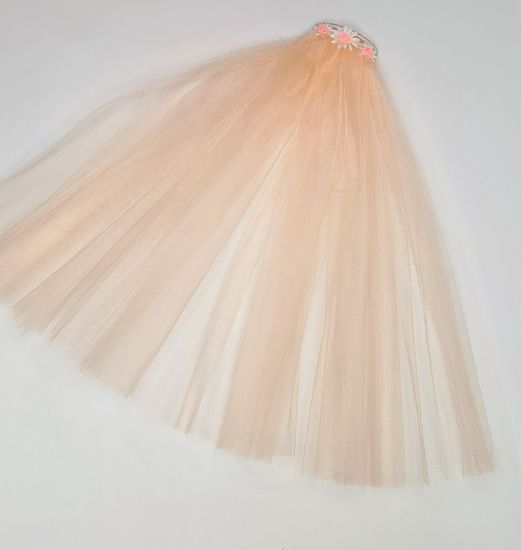 Мини фата коралловая SvetikFantasy "Для девичника" №5613.135