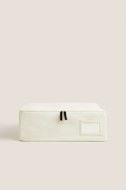 ZARA HOME КОРОБКА-ОРГАНАЙЗЕР СРЕДНЕГО РАЗМЕРА, ЭКРЮ