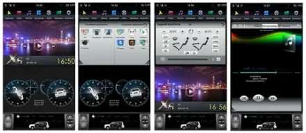 Магнитола для Jeep Grand Cherokee WK2 2013-2021 - Carmedia ZF-1823G-Q6 вертикальный монитор 13.6" в стиле "Тесла" на Android 11, 8Гб+128Гб, CarPlay, 4G SIM-слот