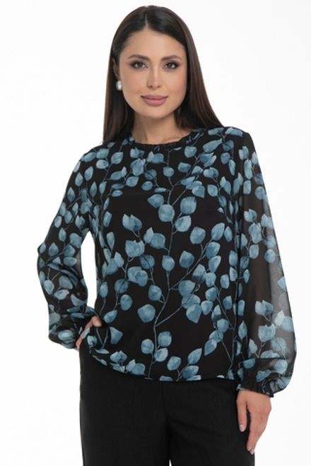 Блуза Волшебный шифон (люблю чёрный) Diolche