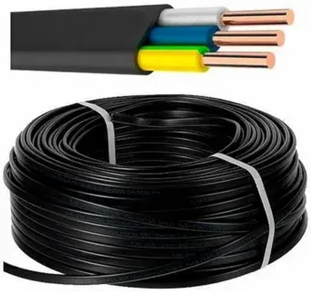Кабель ВВГ-П нг(А) LS 3x1.5 50 м ГОСТ