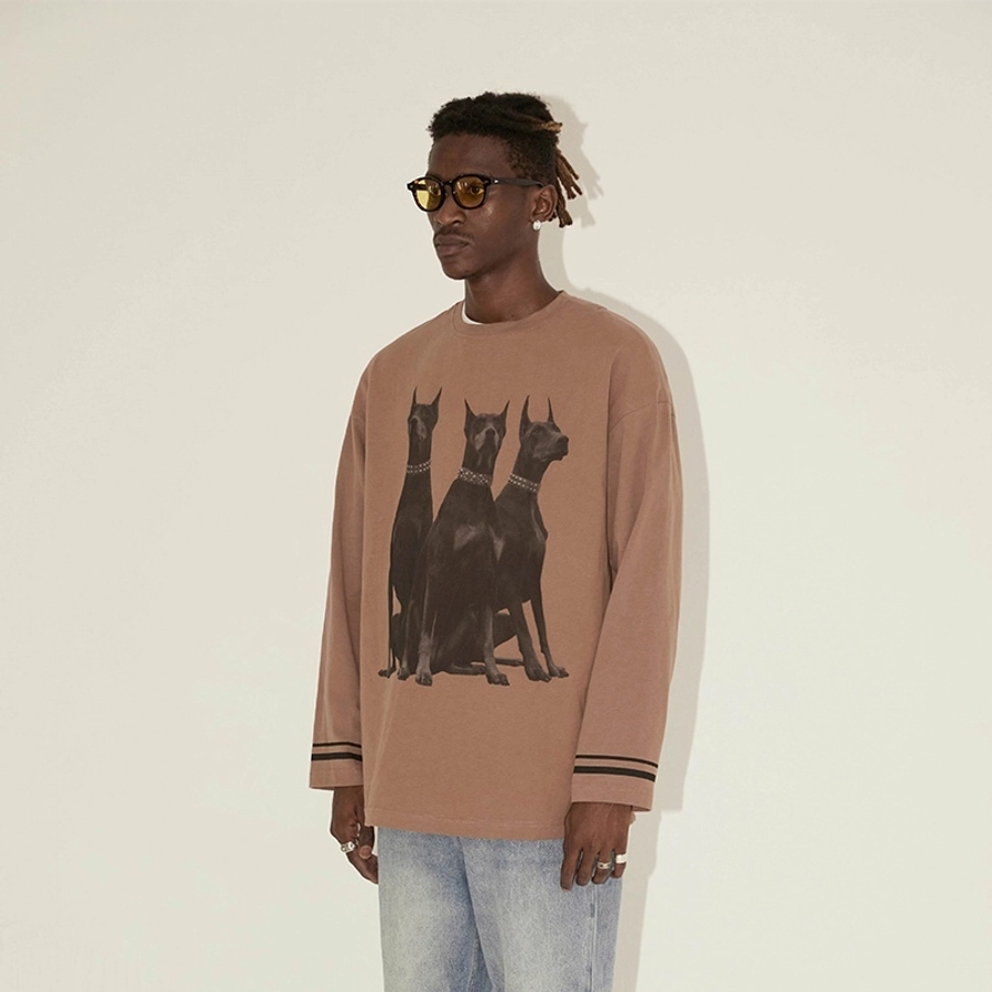 Лонгслив ER "Dobermans" Oversized Longsleeve