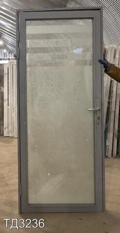 Дверь алюминиевая Б/У 2080(в) x 890(ш)