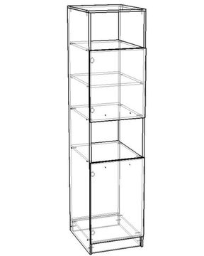 Шкаф-пенал ТОКИО-10 левый