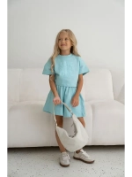 Летний костюм для девочки с шортами