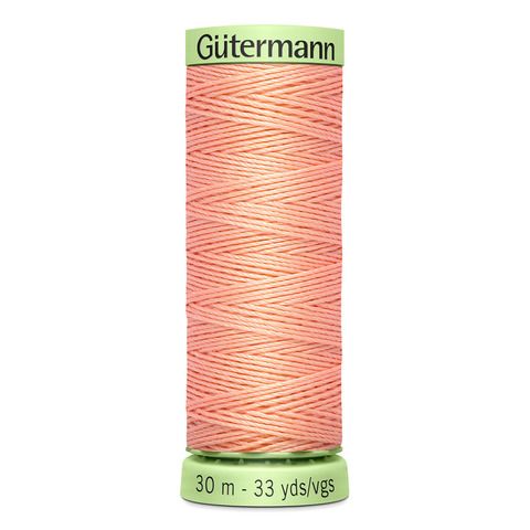 Нить Top Stitch 30/30 м для декоративной отстрочки, Gutermann, 586 спелый персик