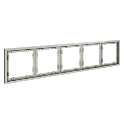 Рамка пластиковая VOLTUM S70 на 5 постов, (кашемир) vls100503