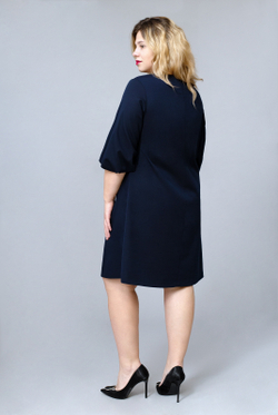 Платье женское 2776ЛП, темно-синий #35ТС052776ЛП