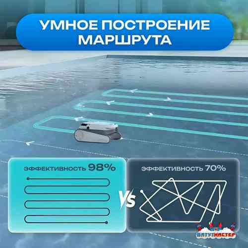 Робот-пылесос «AquaMaster» для очистки дна и стен бассейна до 250 м²
