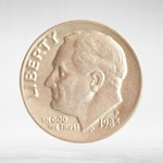 USA, 1 Dime, 1983 - Roosevelt Dime (P), XF