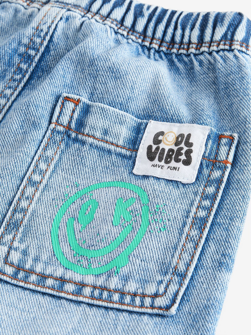 Джинсы для мальчика Next E45-339, Светло-синий