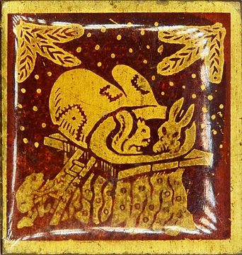 Значок "Зайчики" СССР, булавка