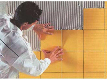 Укладка кафеля