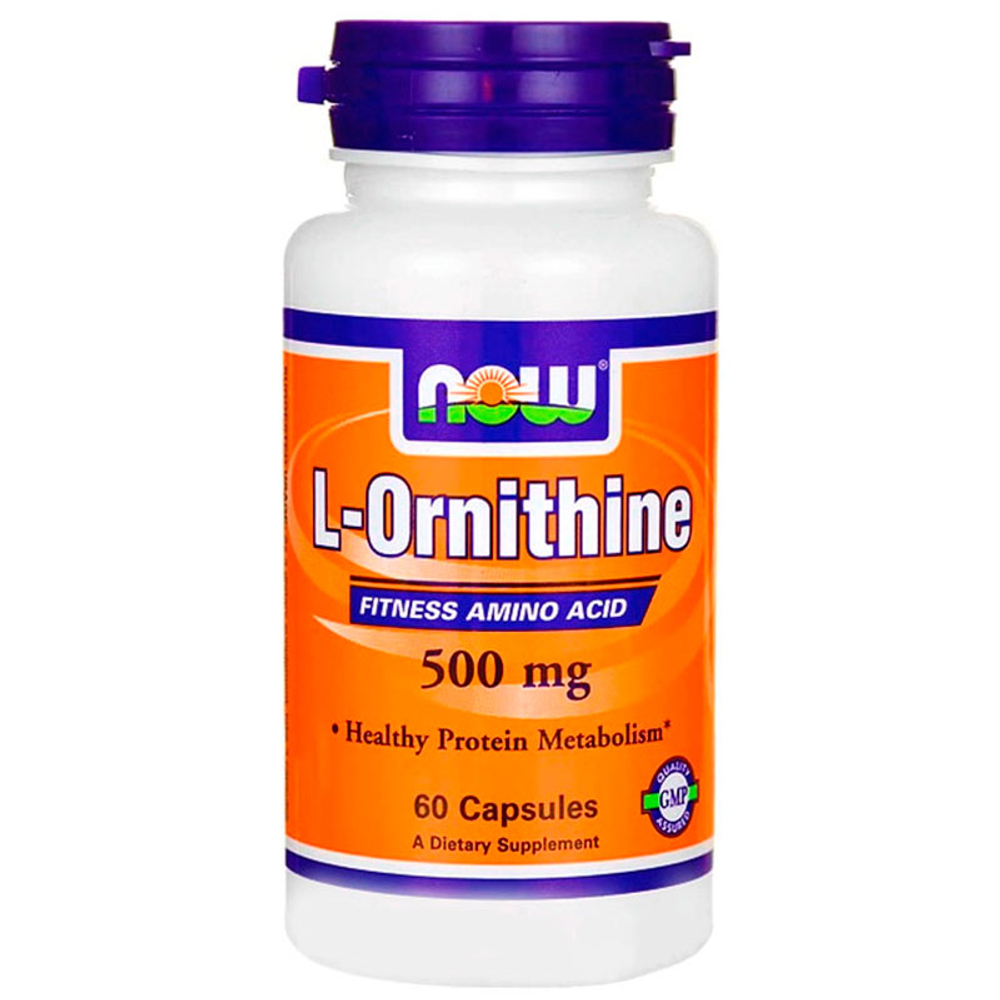 NOW L-Ornitine 500 мг. (60 капс.)