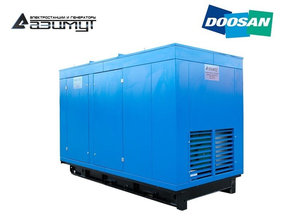 Дизельный генератор Азимут АД-400С-Т400-1РПМ17 Doosan в капоте