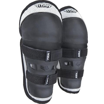 Наколенники детские Fox Titan Knee/Shin Kids Guard (Black/Silver, OS, 2024 (08037-464-OS))