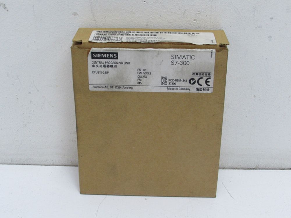 SIEMENS 6ES7 315-2AH14-0AB0