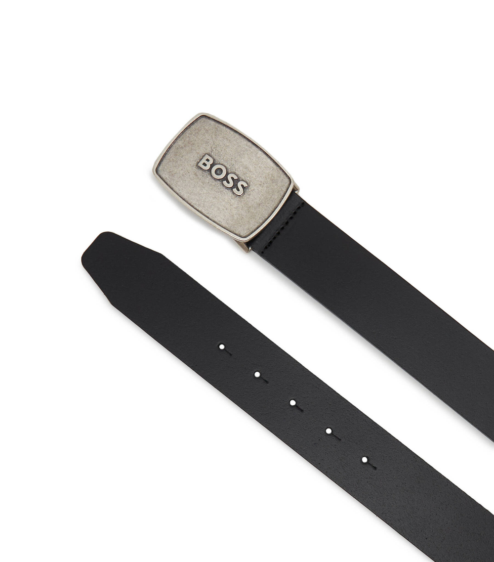 кожаный ремень boss_icon-ep_sz40 BOSS BLACK - черный(50491888)
