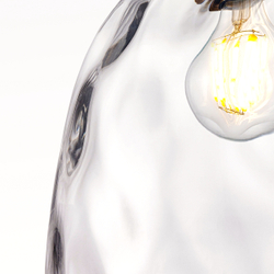 806110 Подвес NUBELLA 1х12W (led) E27 ЧЕРНЫЙ/БРОНЗА/ПРОЗРАЧНЫЙ