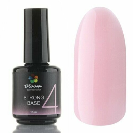 База Bloom Strong COVER жесткая №04 15мл (бледно-розовый)