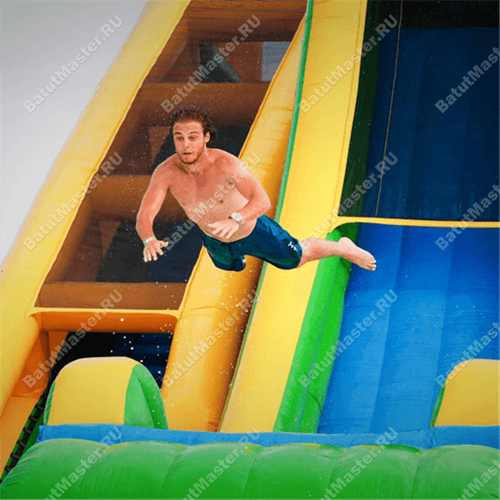 Надувная водная горка «Большой трамплин» 15*8*9 м