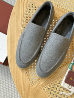 Лоферы Loro Piana Summer Walk с мехом