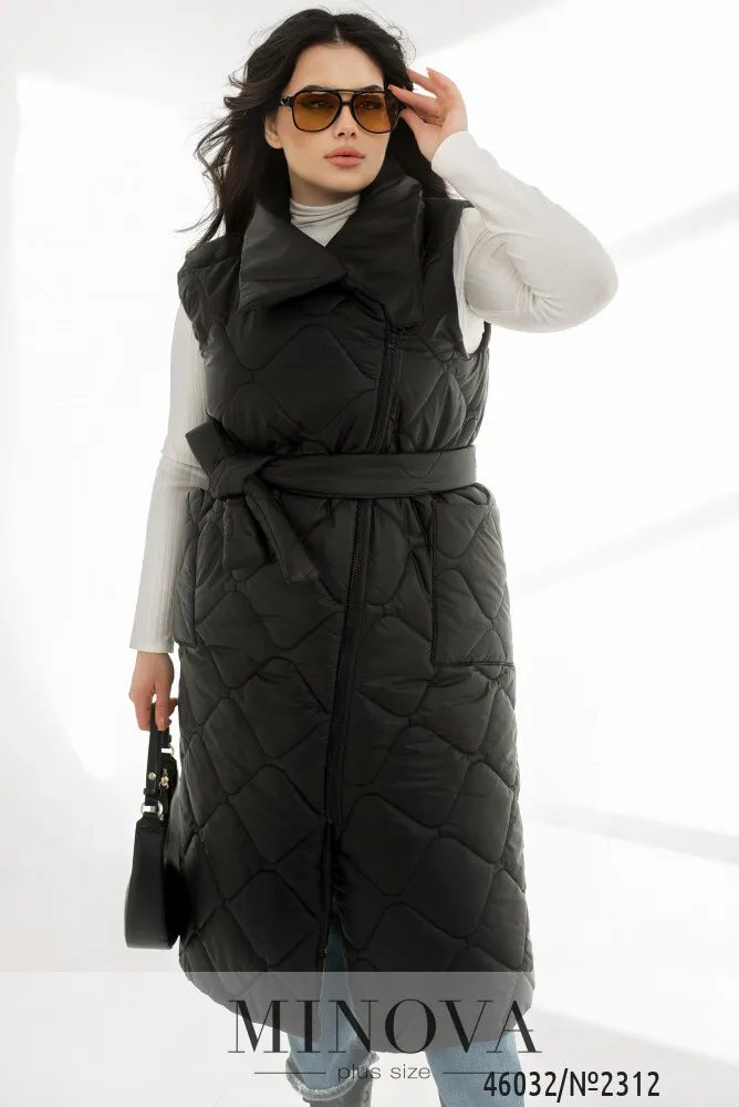 Жилет 2312-черный Minova