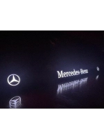 Рамка для номера с подсветкой. Mercedes.