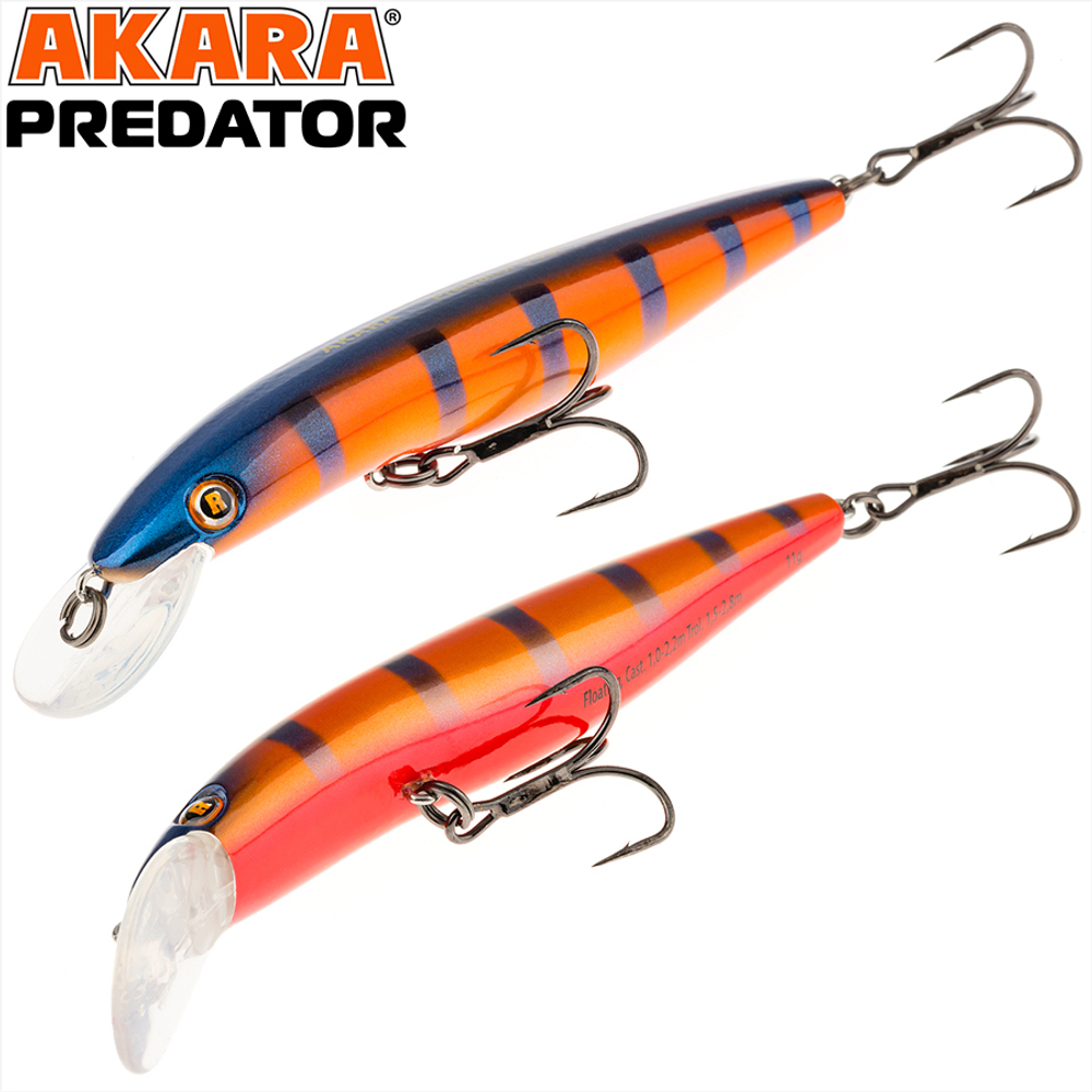 Воблер Akara Predator 100F 11гр. (2/5 oz 3,9 in) A212