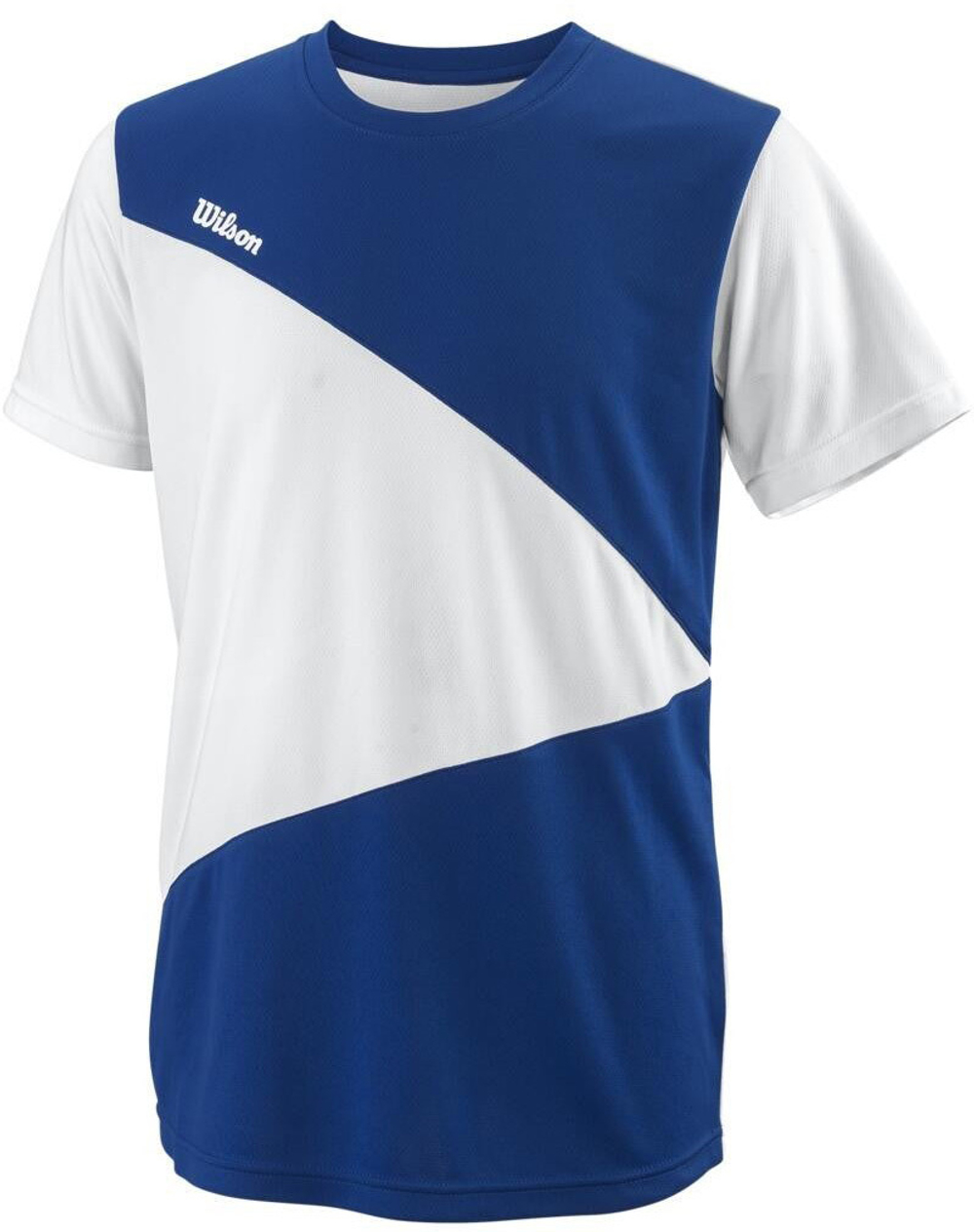 Футболка для мальчика теннисная Wilson Team II Triangle Crew - небесный