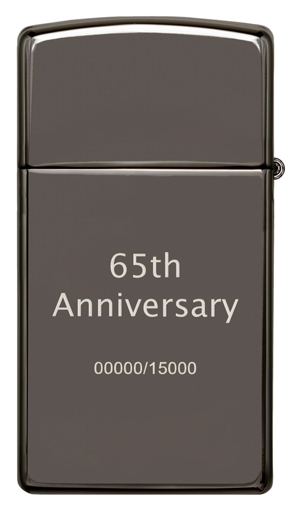 Зажигалка 65th Anniversary Zippo Slim® с покрытием Black Ice® (49709) 6