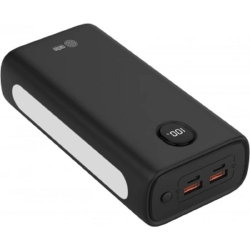 Мобильный аккумулятор Cactus CS-PBFSJA-30000 30000mAh 4.5A 2xUSB-A/USB-C черный