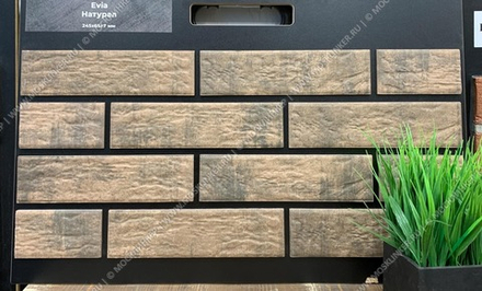 Beryoza Ceramica, Evia Натурал, 245x65x7 - клинкерная фасадная плитка