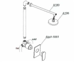 Душевая система WasserKRAFT Aisch 5500 A55180