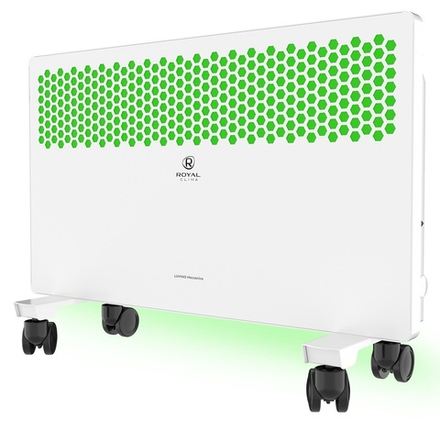 Электрический конвектор Royal Clima Lumino Meccanico REC-LUW1000M с подсветкой зеленого цвета