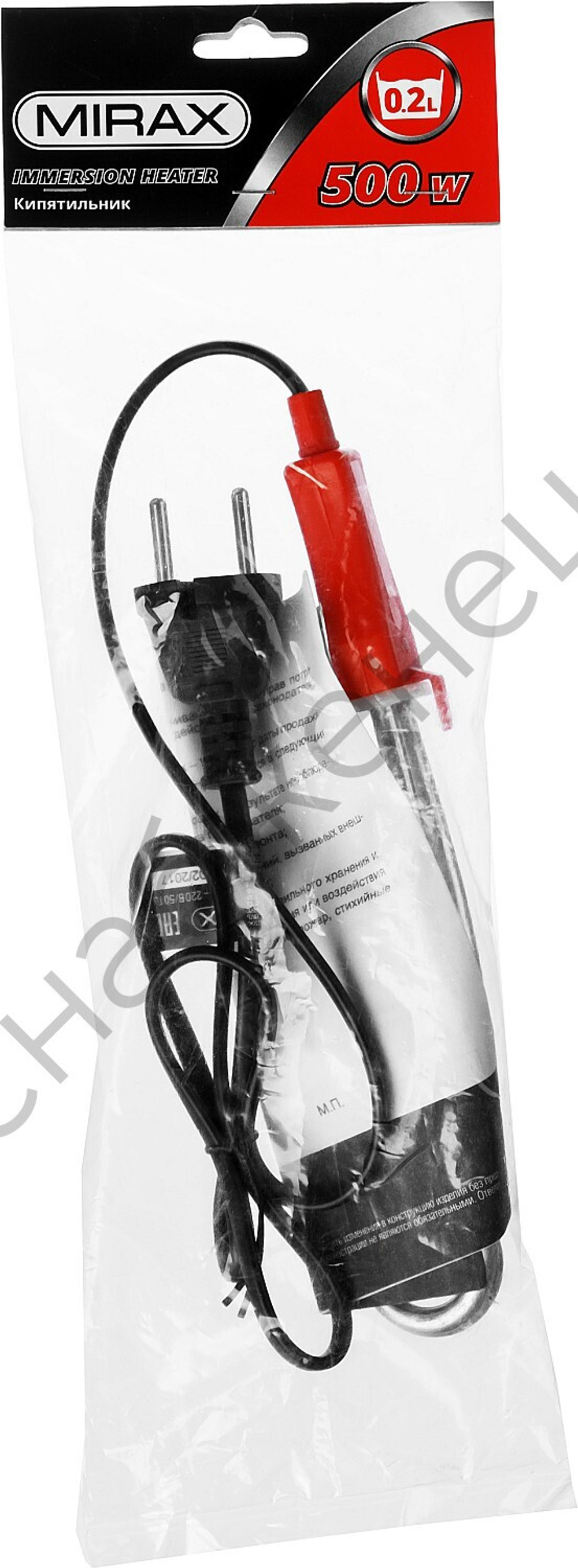 MIRAX 500 Вт 10см Кипятильник (55418-05)