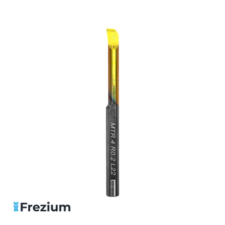 Мини резец расточной по металлу с внутренним подводом под СОЖ "Carmex" (MTR 4 R0.2 L22 BXC; 21630)