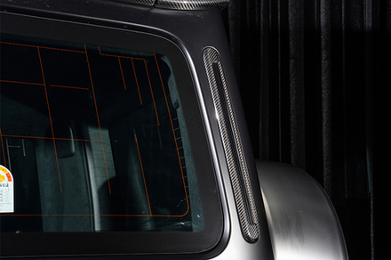 Карбоновые накладки на задние стойки D pillar для Mercedes Benz G class W465 G63 G500 G550 2025+ Гелик Гелентваген