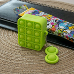 Силиконовый чехол для AirPods Pop it, 012635 Синий