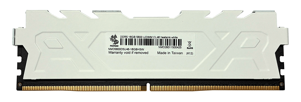 Оперативная память 16GB DDR5 5600MHz NOMAD UDIMM CL46 NMD5600D5U46-16GBHSW Heatsink White