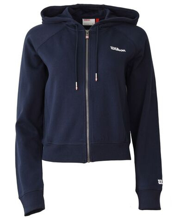 Женская Кофта теннисная Wilson Team Zip - classic navy