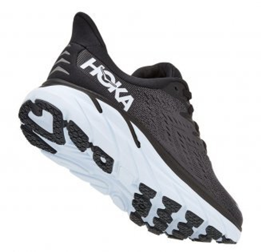 Кроссовки HOKA CLIFTON 8 Black White арт. 1119393BWHT, чёрный, муж.