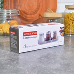 Набор для специй 3 предмета 40мл на подставке, MB 40489