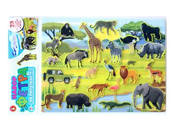 Набор из фетра на липучках "Сафари" (европодвес)