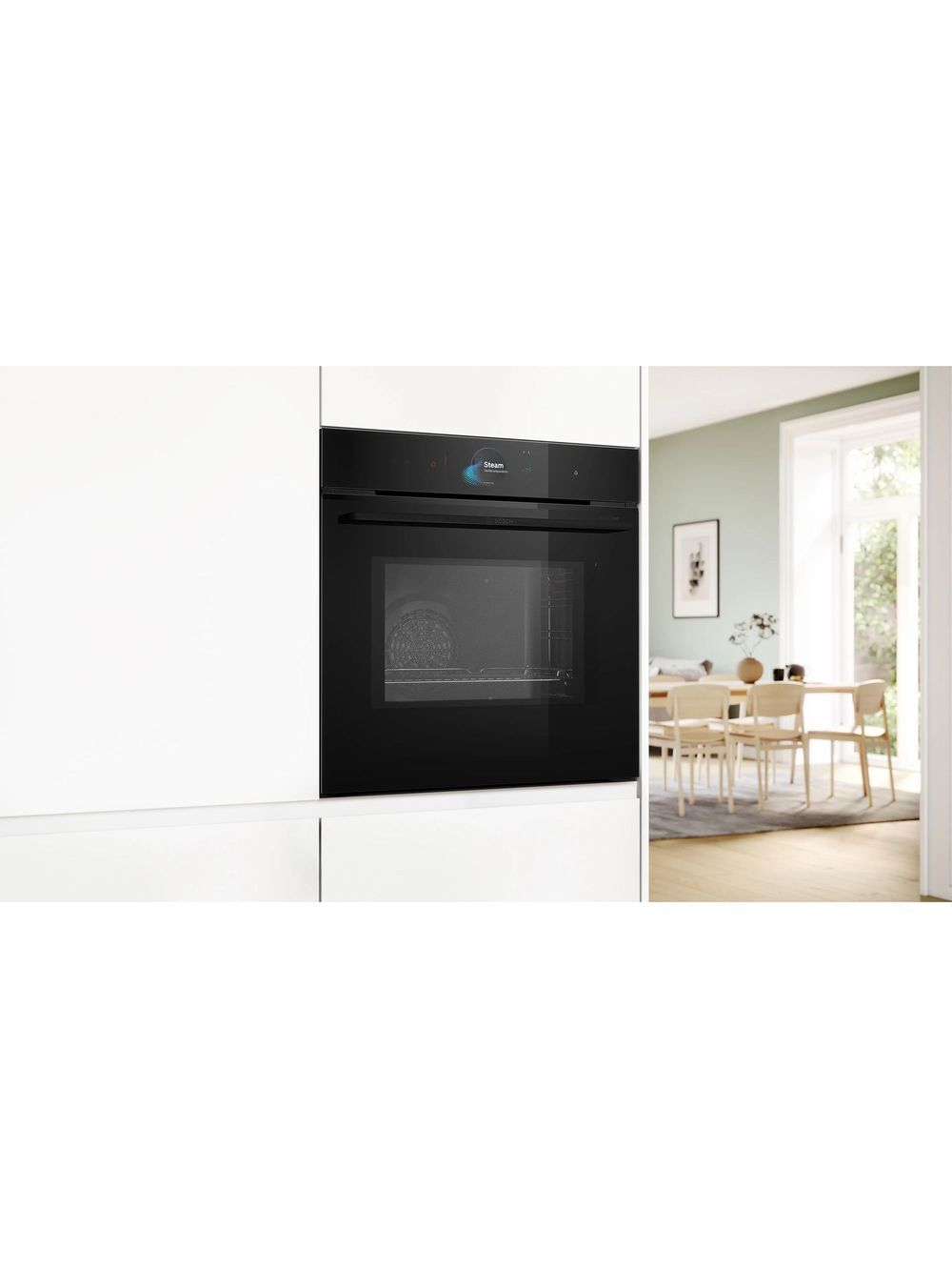 Электрический духовой шкаф Bosch HNG978QB1, 59.4 см, 67 л, 28 режимов, гриль, конвекция, пиролитическая очистка, черный