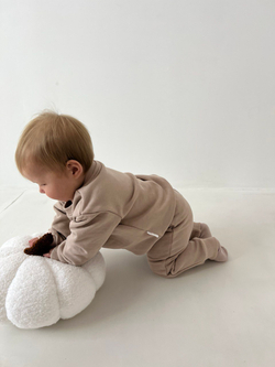 Штанишки oversized латте