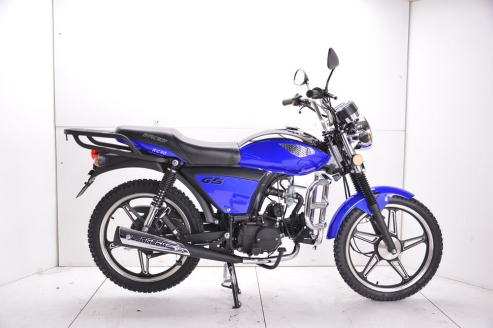 Мопед Racer RC50 Alpha + ЦПГ 110 (синий) (Россия)