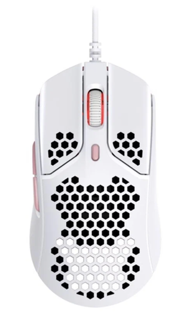 Игровая мышь HyperX Pulsefire Haste, белый/розовый