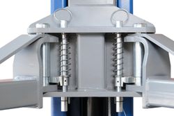 NORDBERG (N4120H1-4B) Подъемник 220V 2х стоечный 4т с верхней синхронизацией, H=4,0 м (синий)