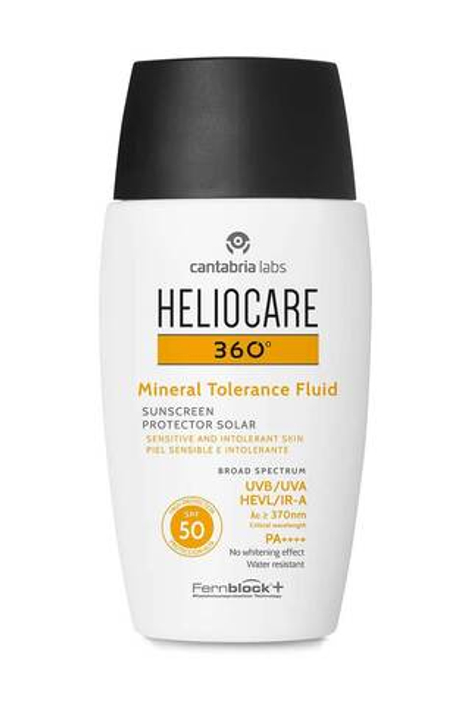 Флюид солнцезащитный Cantabria Labs Heliocare 360' Mineral Tolerance Fluid SPF50+ 50 мл